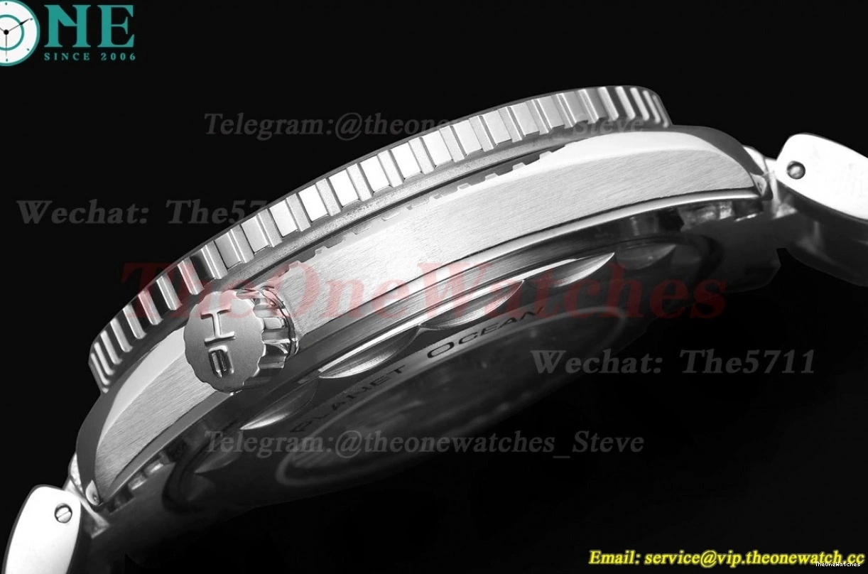 GDF Black 43mm 600m SS Seamaster SS Stk MY8215 0306